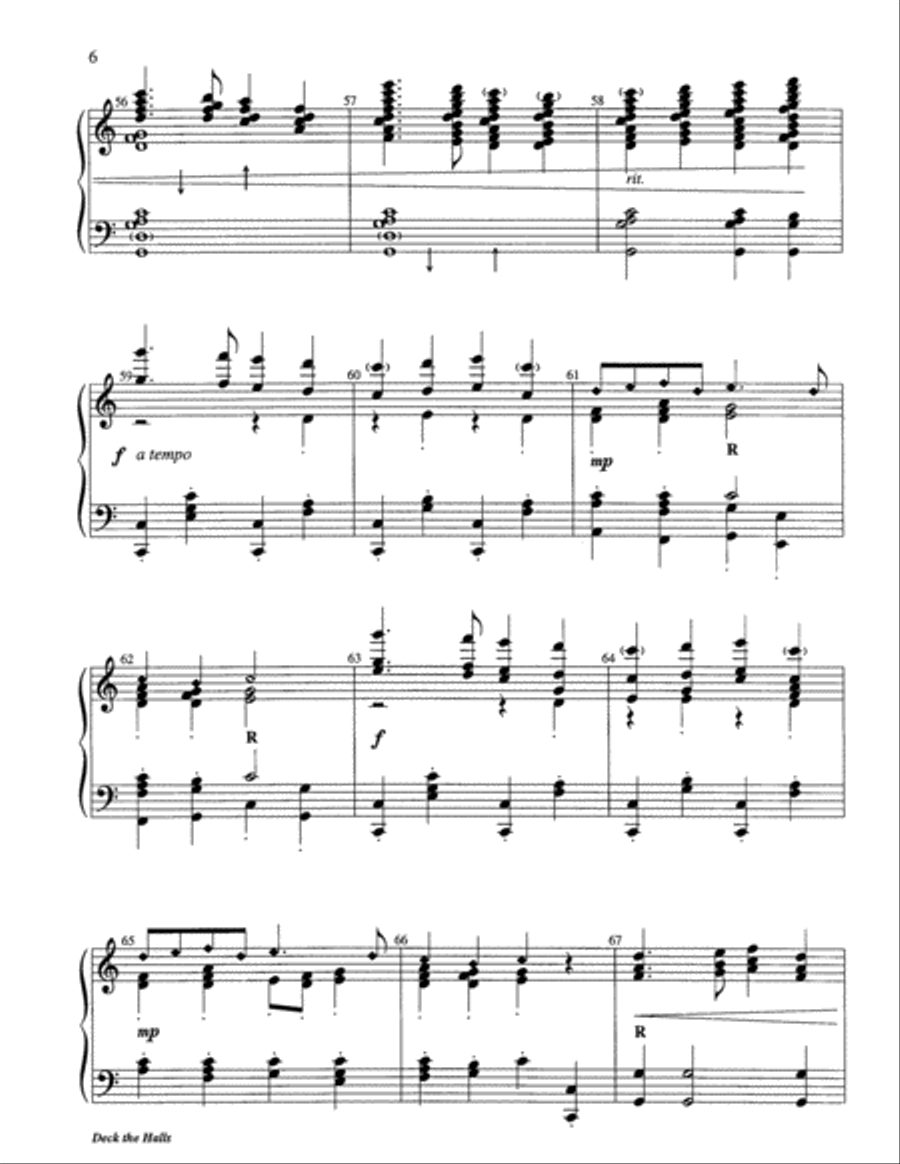 Deck the Halls 5-Octaves scores gallery preview page 12