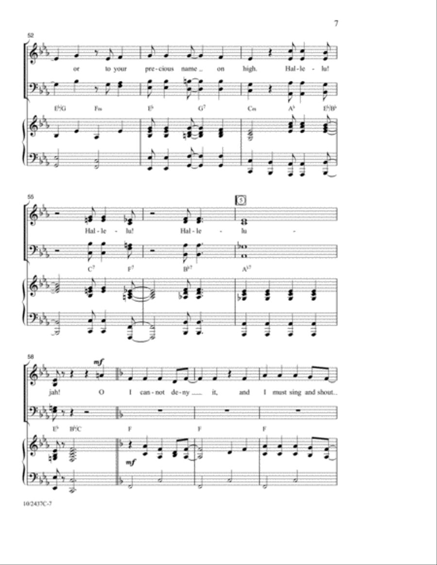 Glory, Praise and Honor Glory, Praise and Honor 4-Part scores gallery preview page 6