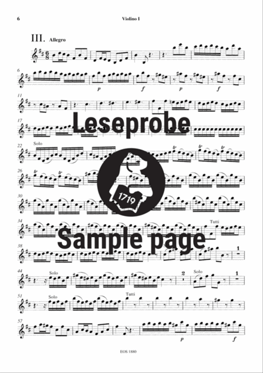 L'Estro Armonico Op. 3/10 RV 580 Voice scores gallery preview page 5