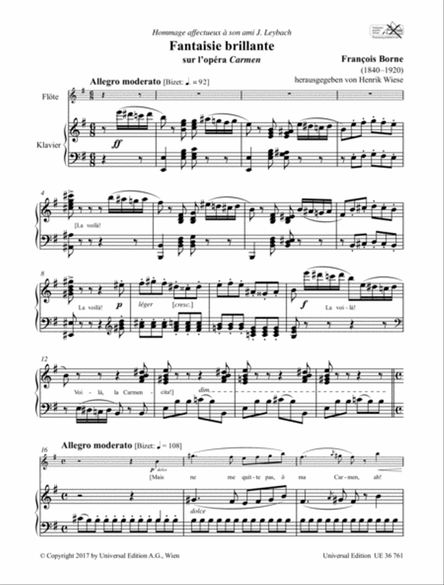 Fantaisie Brillante Fantaisie Brillante Chamber Music scores gallery preview page 2