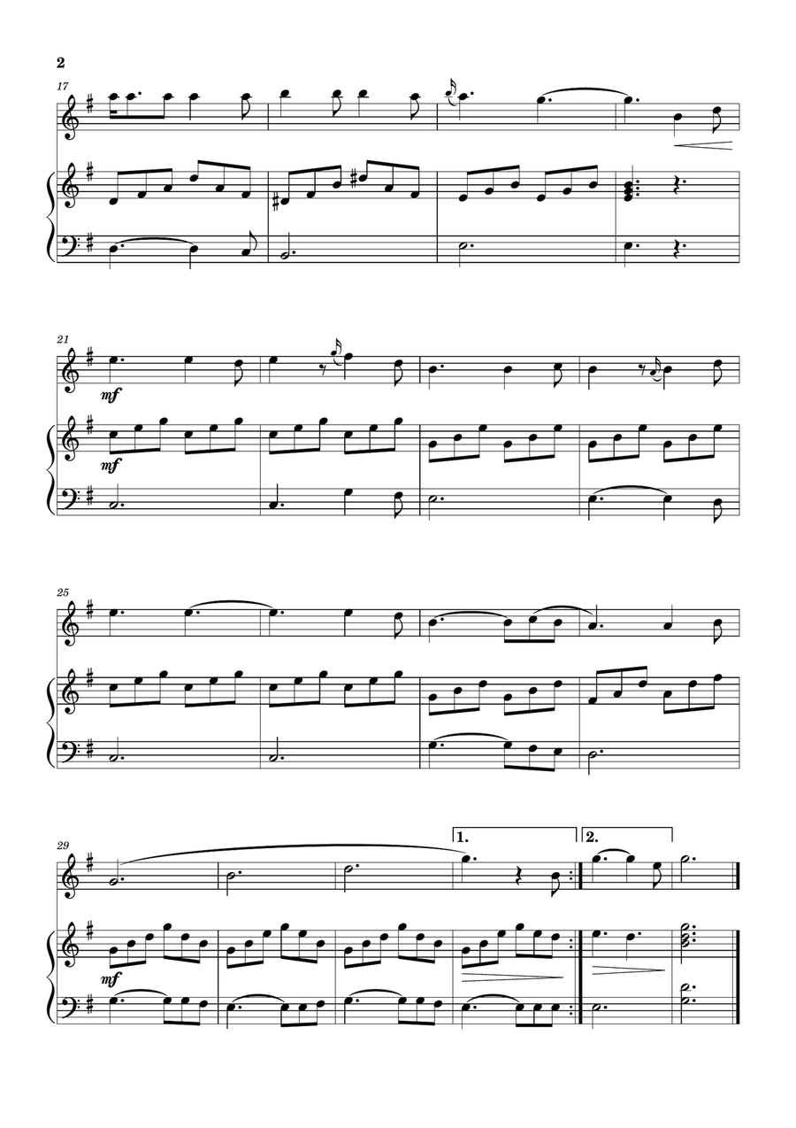 Hallelujah Piano scores gallery preview page 2
