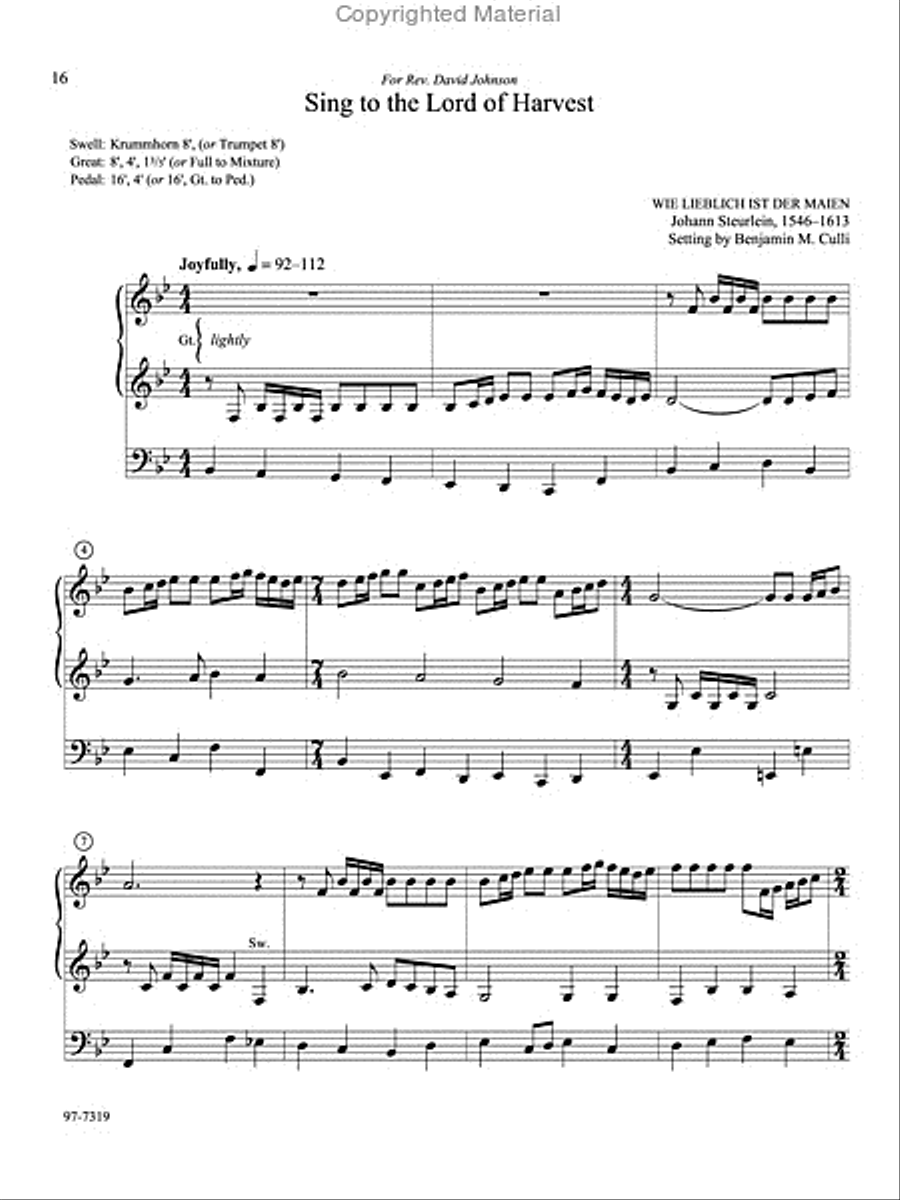 Glory Fills the Skies Glory Fills the Skies Organ scores gallery preview page 5