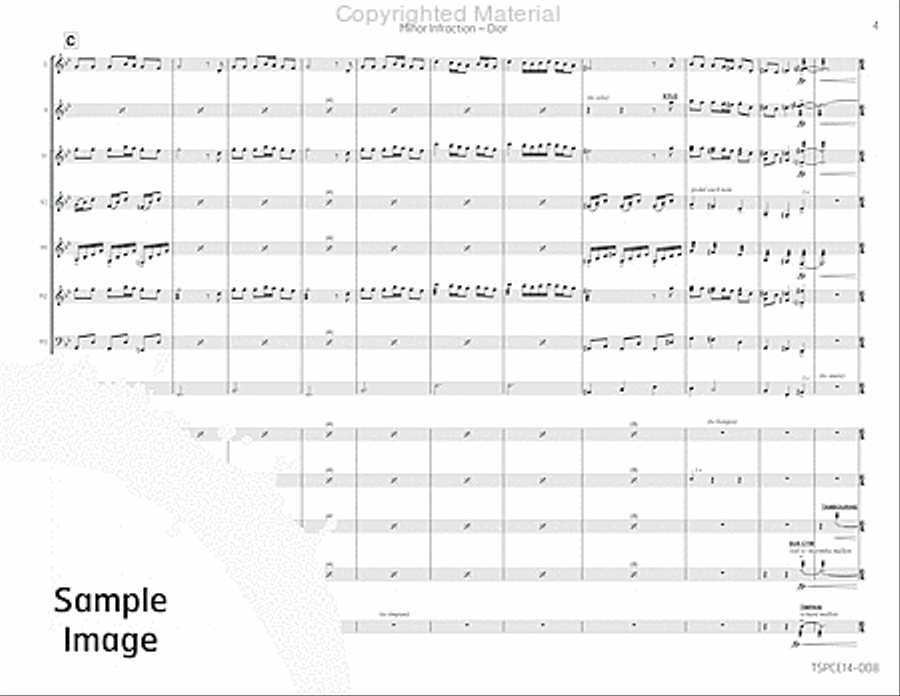 Minor Infraction Percussion Ensemble scores gallery preview page 8