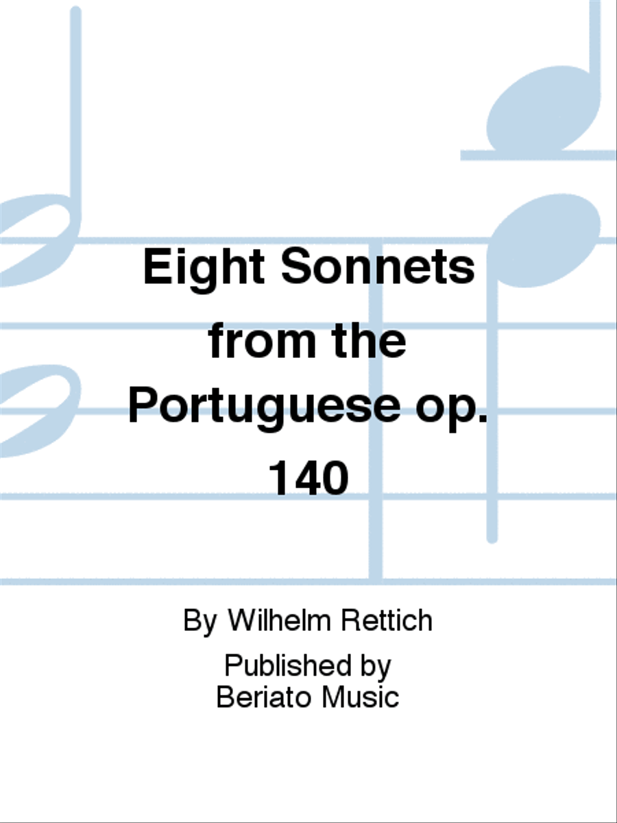 Eight Sonnets from the Portuguese op. 140 Flute scores gallery preview page 1