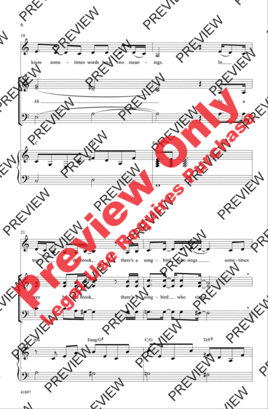 Stairway to Heaven 3-Part scores gallery preview page 6