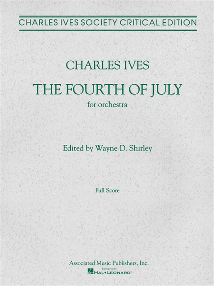 The Fourth of July (1911-13) Orchestra scores gallery preview page 1