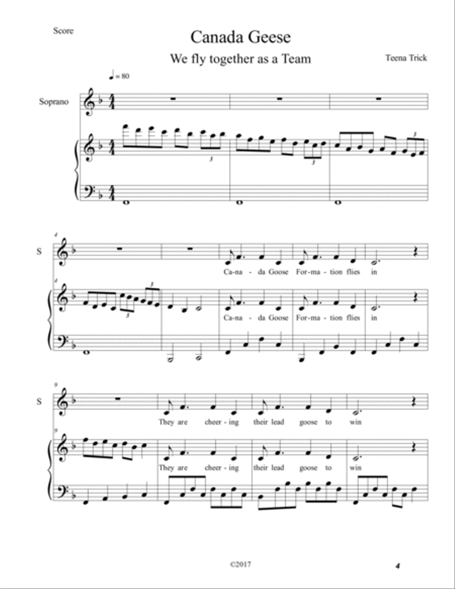 Canadian Fun in the Classroom - Songbook Choir scores gallery preview page 4