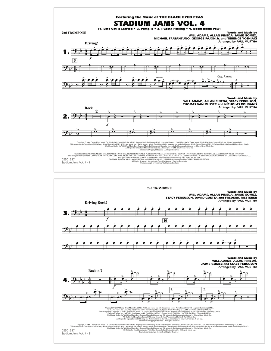 Stadium Jams: Vol. 4 - 2nd Trombone