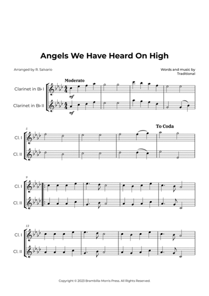 Angels We Have Heard On High (Key of A-Flat Major) image number null