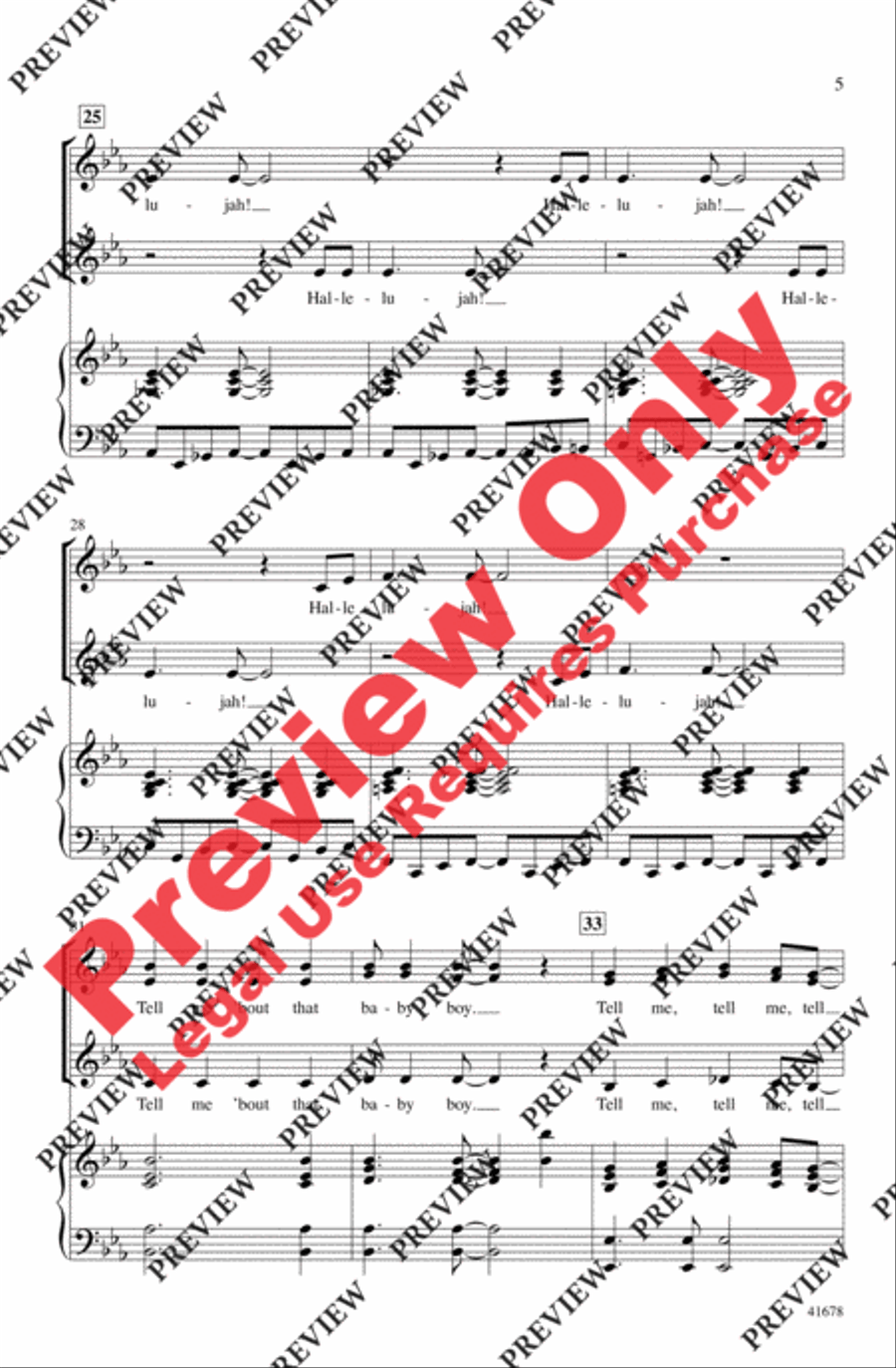 Tell Me, Tell Me! Tell Me, Tell Me! Women's Choir scores gallery preview page 5
