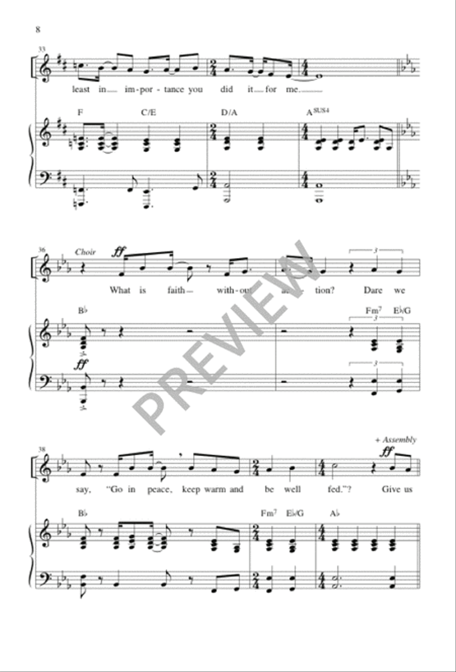 The Heart of God The Heart of God 3-Part scores gallery preview page 8