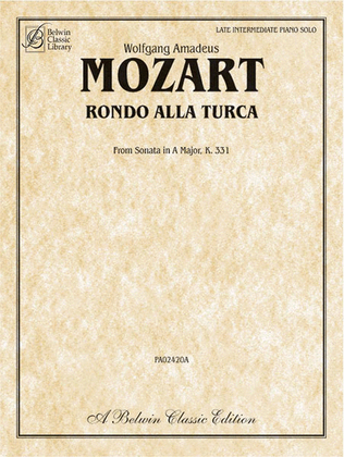 Book cover for Rondo Alla Turca