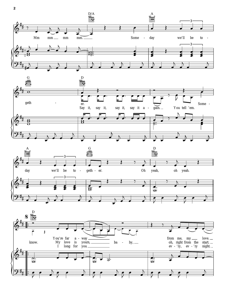 Someday We'll Be Together Acoustic Guitar scores gallery preview page 2