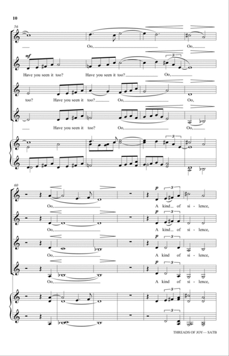 Threads Of Joy SSAA scores gallery preview page 8