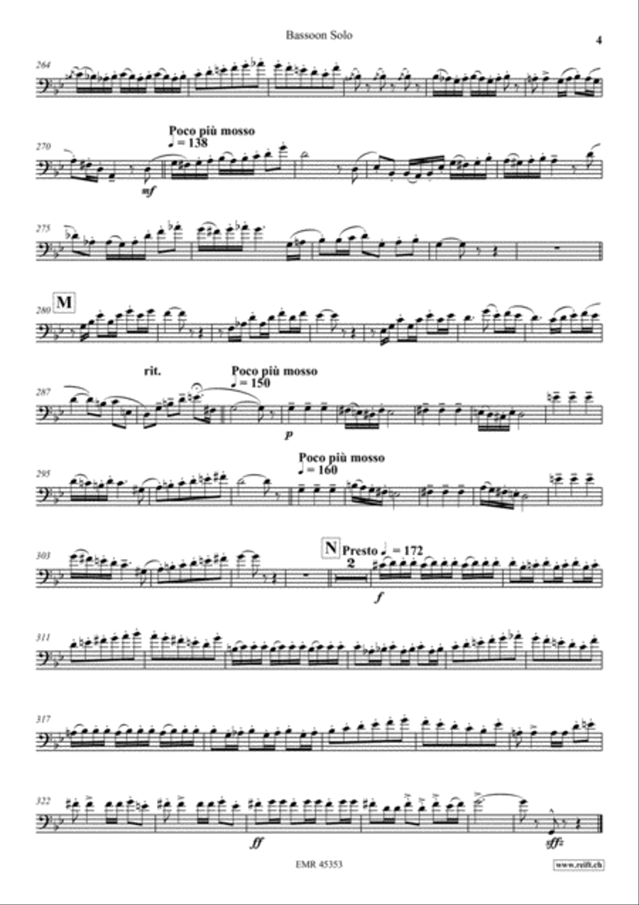 Carmen Fantasy Carmen Fantasy Bassoon Solo scores gallery preview page 5