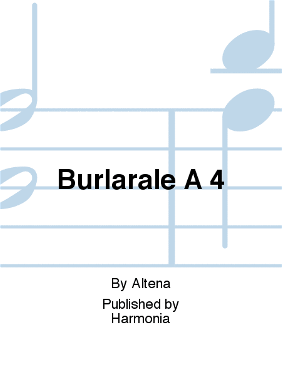 Burlarale A 4 Cello scores gallery preview page 1
