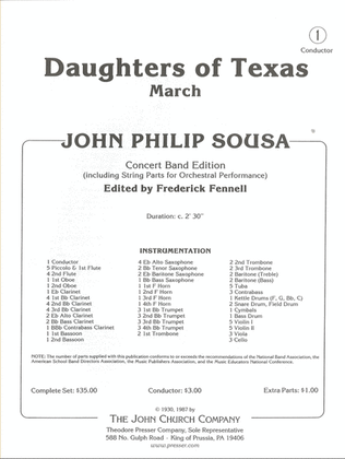 Book cover for Daughters of Texas