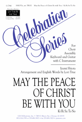 Book cover for May the Peace of Christ Be with You - Instrument edition