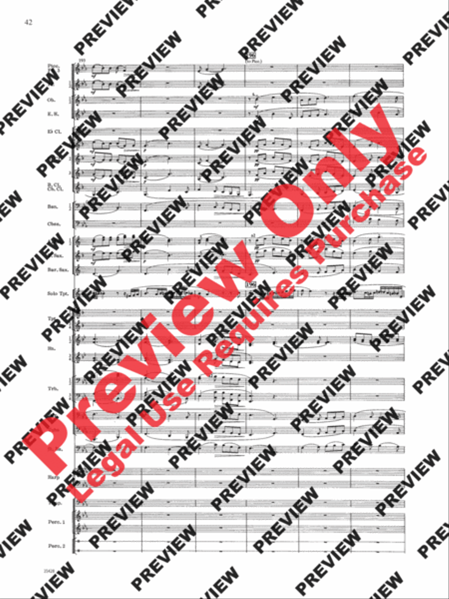 Le Carnaval de Venise Concert Band scores gallery preview page 43