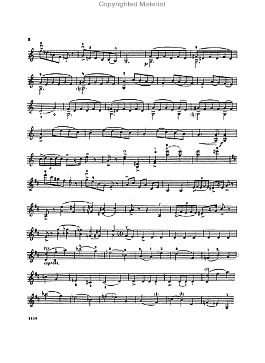 Sonata, Opus 115 Violin Solo scores gallery preview page 3