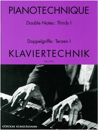 Book cover for Double notes: Thirds 1