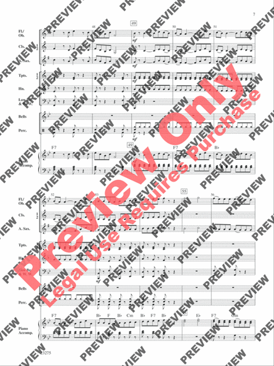 A Mozart Mix Concert Band scores gallery preview page 8