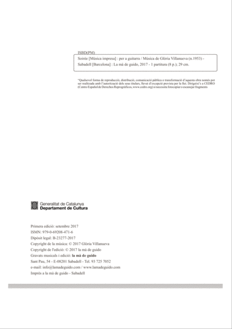 Soirée Soirée Classical Guitar scores gallery preview page 4