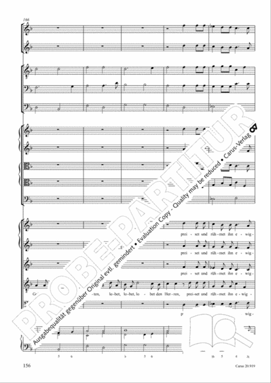 Opera varia I. Works with 1-7 parts (Complete edition, vol. 19) [Werke mit 1-7 obligaten Stimmen] Score scores gallery preview page 213