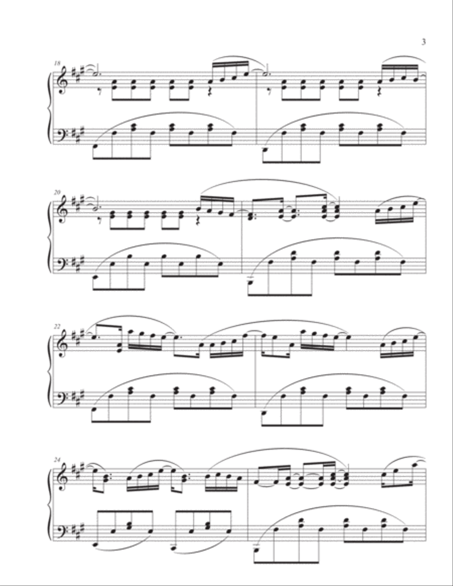 Song for You Piano Solo scores gallery preview page 3