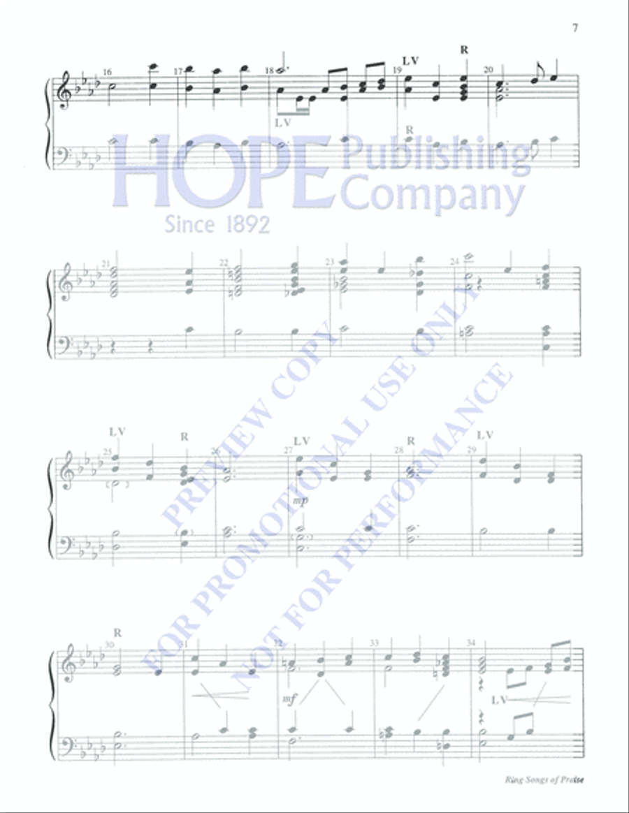 Ring Songs of Praise Ring Songs of Praise 3-Octaves scores gallery preview page 7