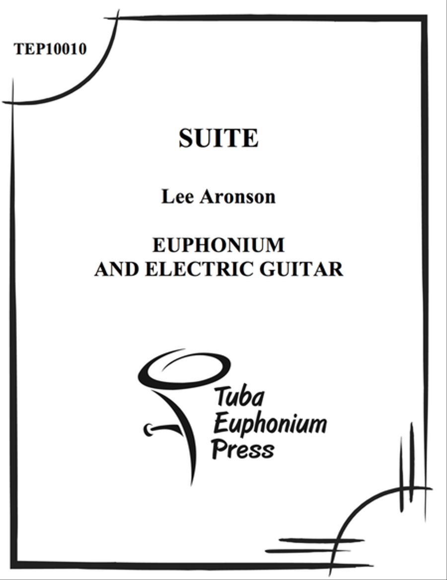 Suite for Euphonium and Electric Guitar Euphonium scores gallery preview page 1