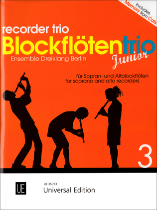 Book cover for Recorder Trio Junior Vol. 3