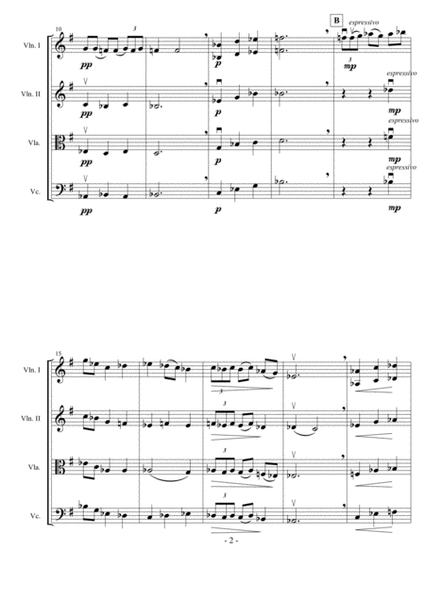 Petites Litanies de Jesus by Gabriel Grovlez - arrangement for String Quartet image number null