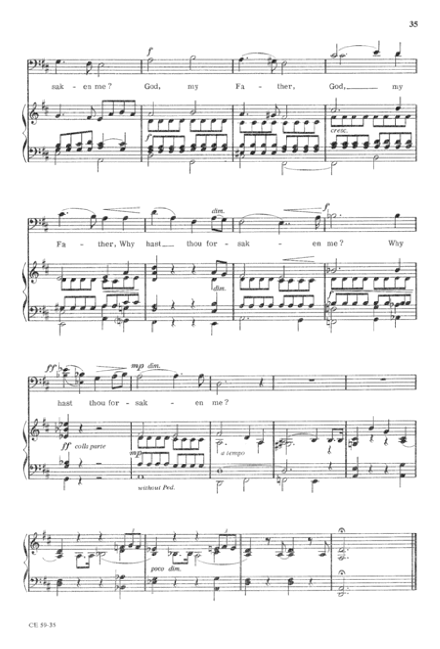 The Seven Last Words of Christ 4-Part scores gallery preview page 37