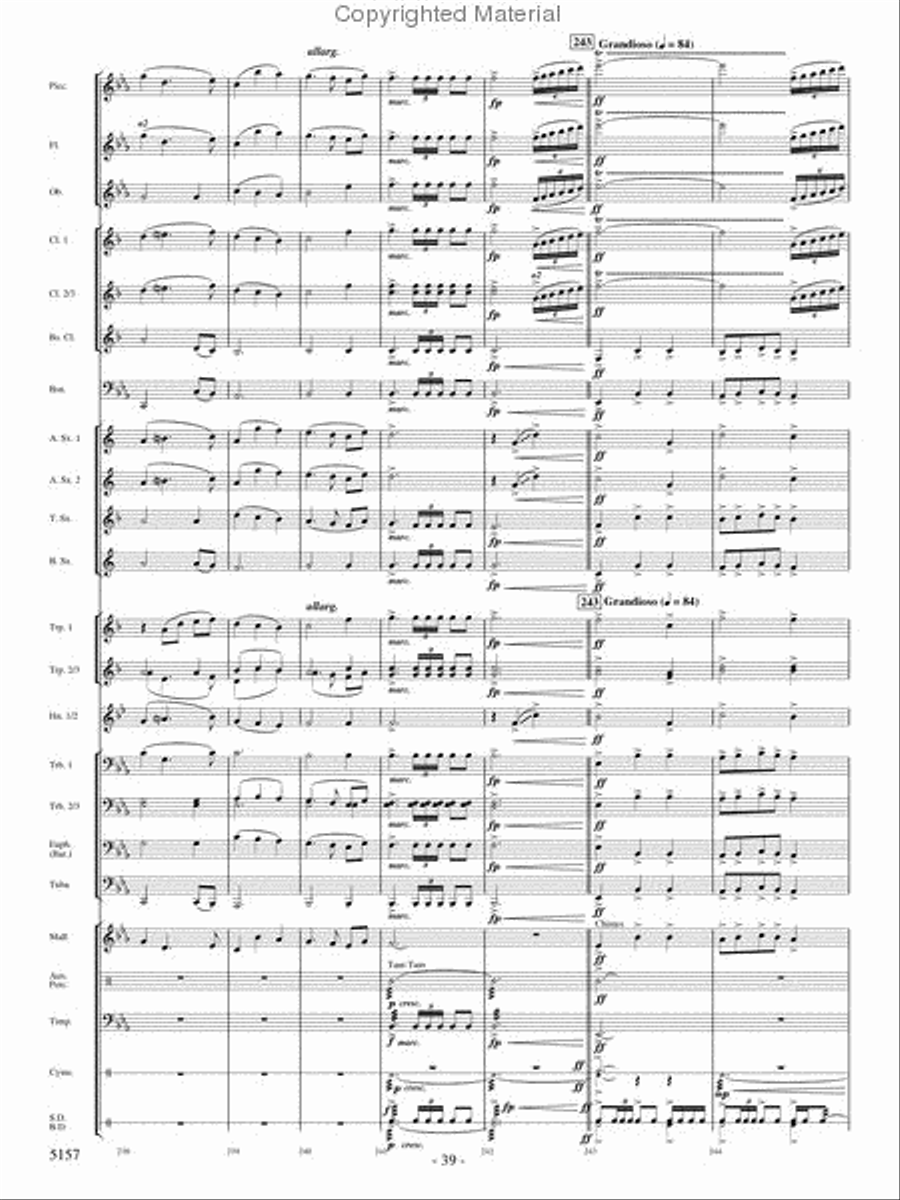 Fate of the Gods Fate of the Gods Concert Band scores gallery preview page 38