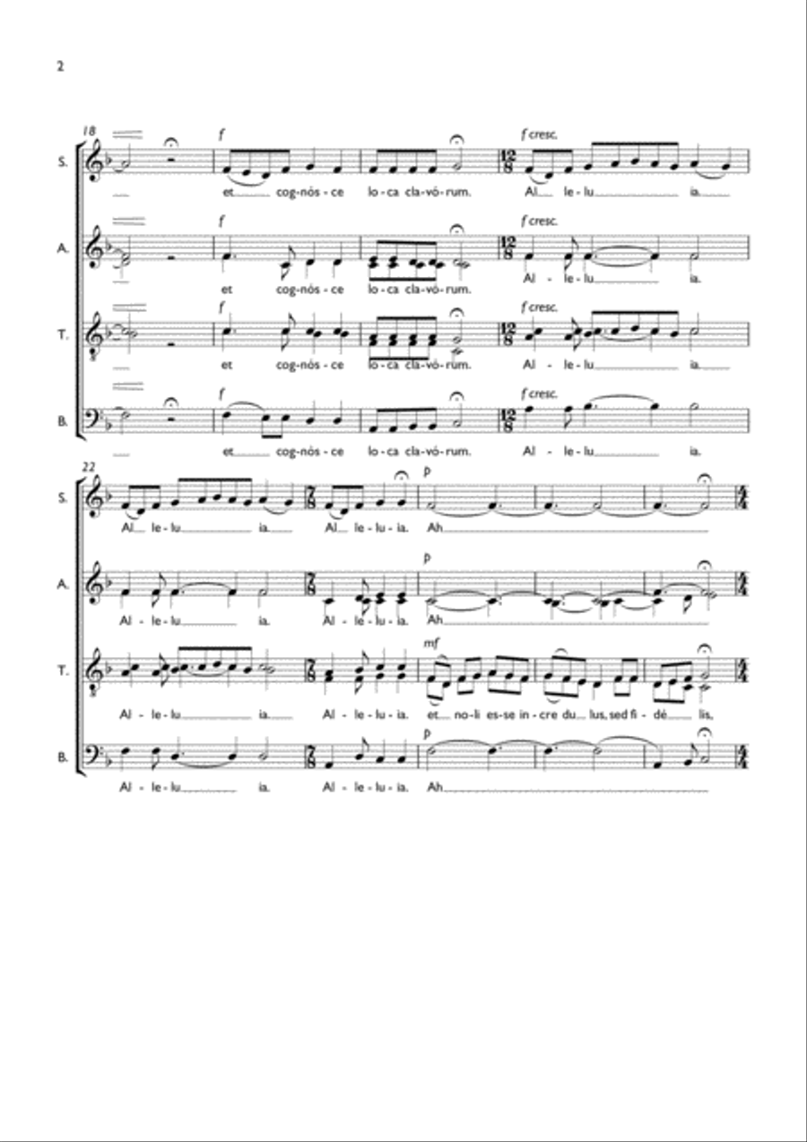 Mitte Manum Tuam Mitte Manum Tuam 4-Part scores gallery preview page 2
