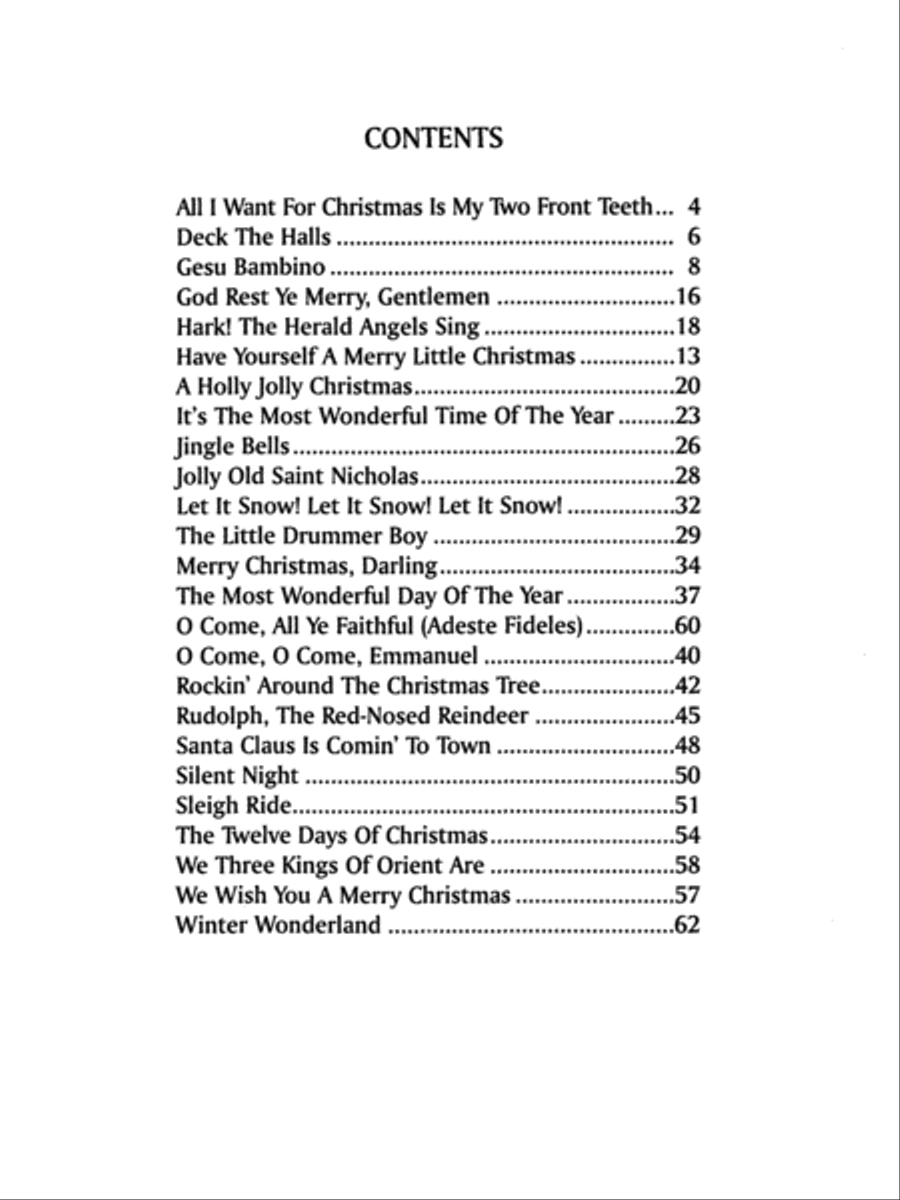 The Best in Christmas Sheet Music Easy Piano scores gallery preview page 2