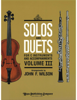 Solos & Duets for C Instruments, Vol.III-Digital Download