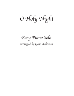 Book cover for O Holy Night Easy Piano