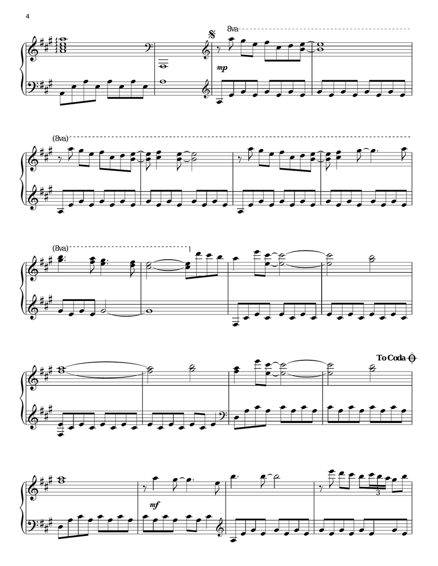 Water From The Moon Water From The Moon Piano Solo scores gallery preview page 4