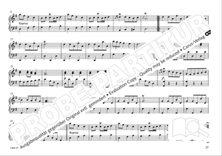 Pastoral music for organ, vol. 2: Germany, Bohemia, Austria, South Tyrol Organ Solo scores gallery preview page 28