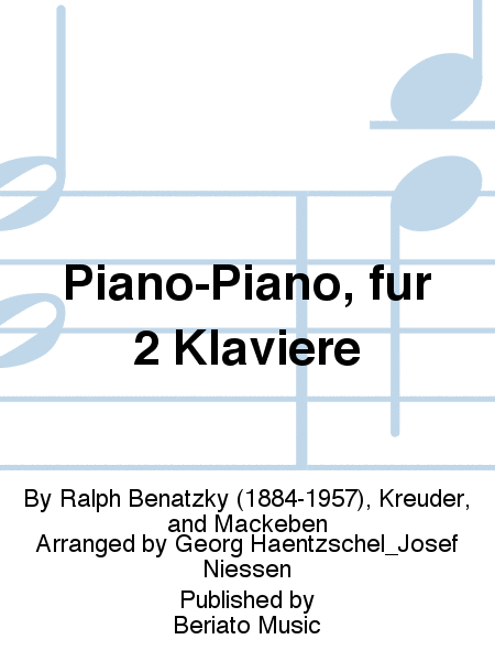 Piano-Piano, für 2 Klaviere