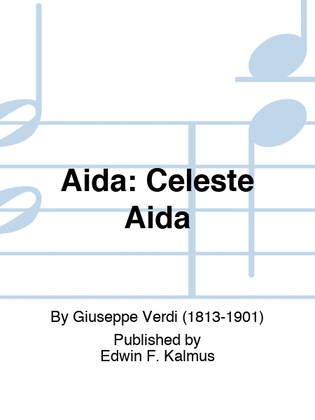 Book cover for AIDA: Celeste Aida