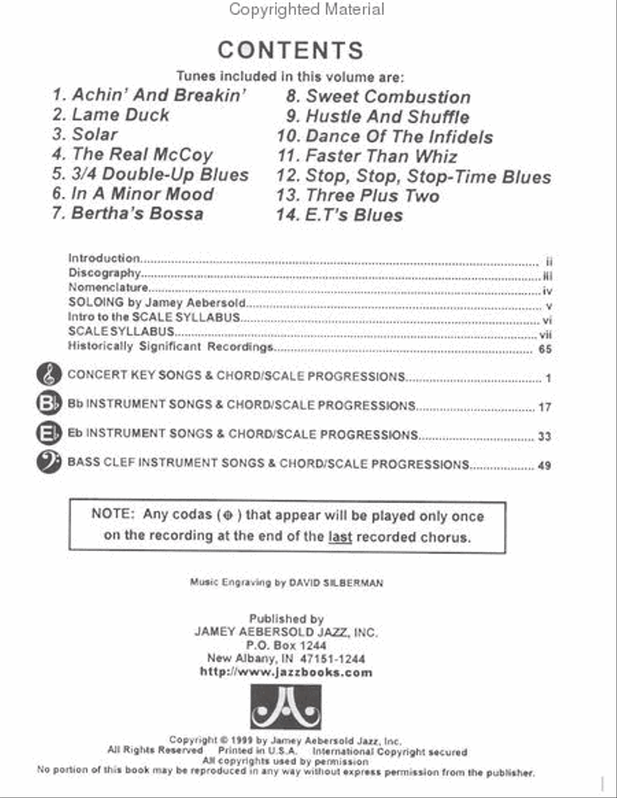 Volume 88 - Millennium Blues Voice scores gallery preview page 2