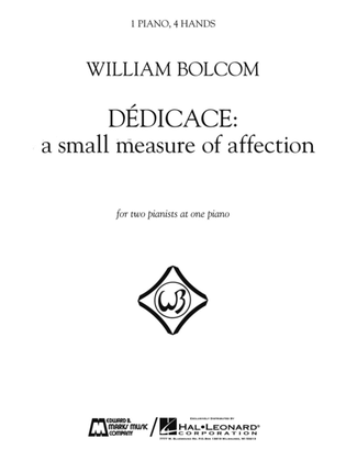 Book cover for Dedicace - A Small Measure of Affection