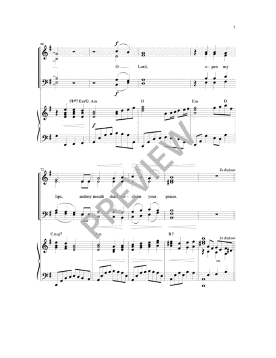 Be Merciful O Lord Be Merciful O Lord 4-Part scores gallery preview page 6