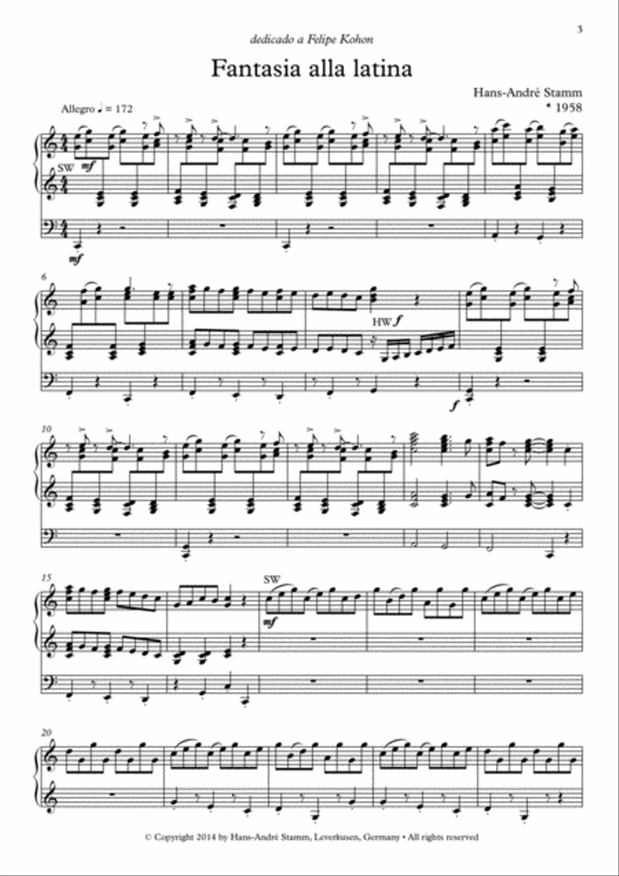 Organ Works Vol. 3 Organ Solo scores gallery preview page 3