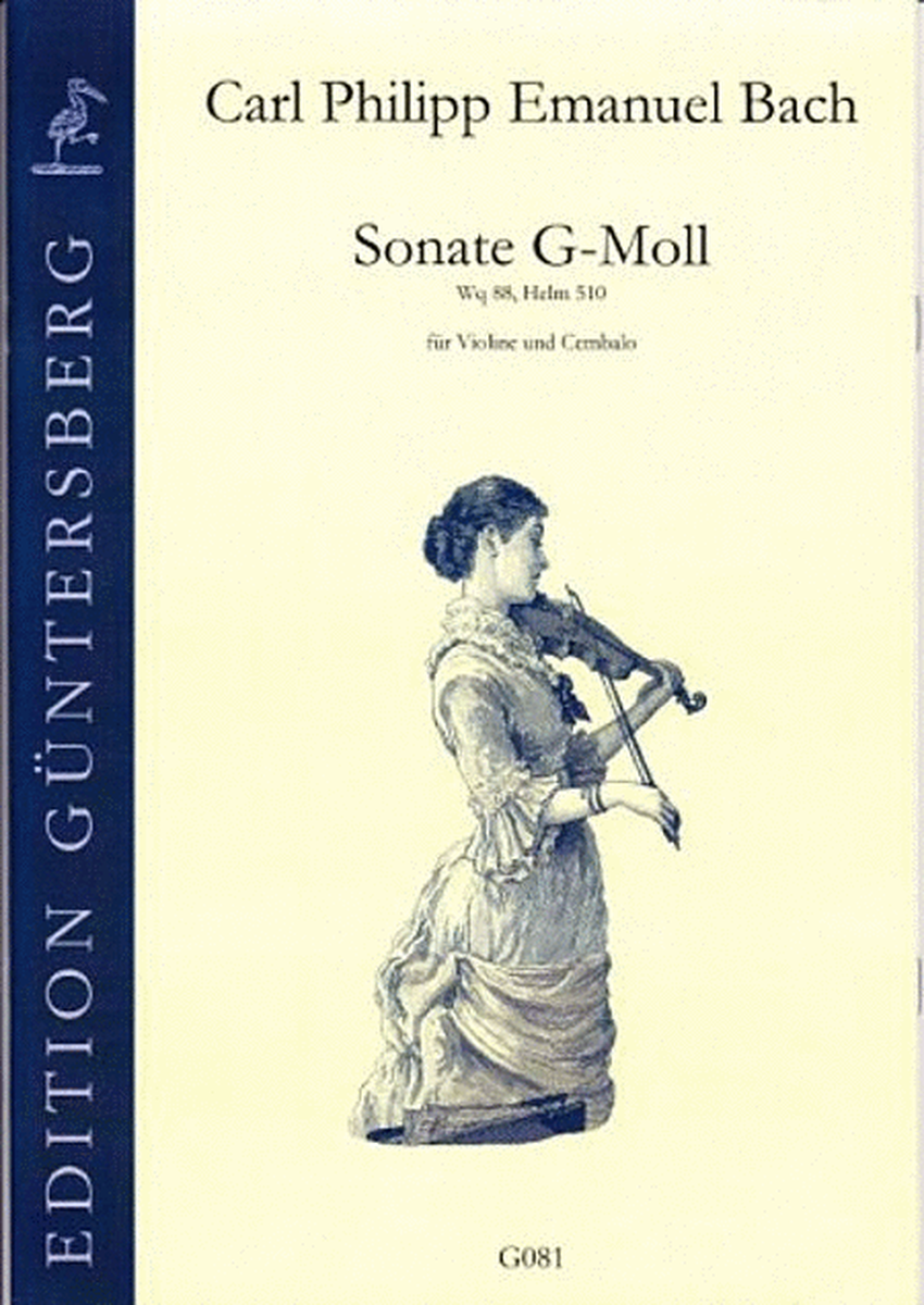Sonate g-moll, Wq 88
