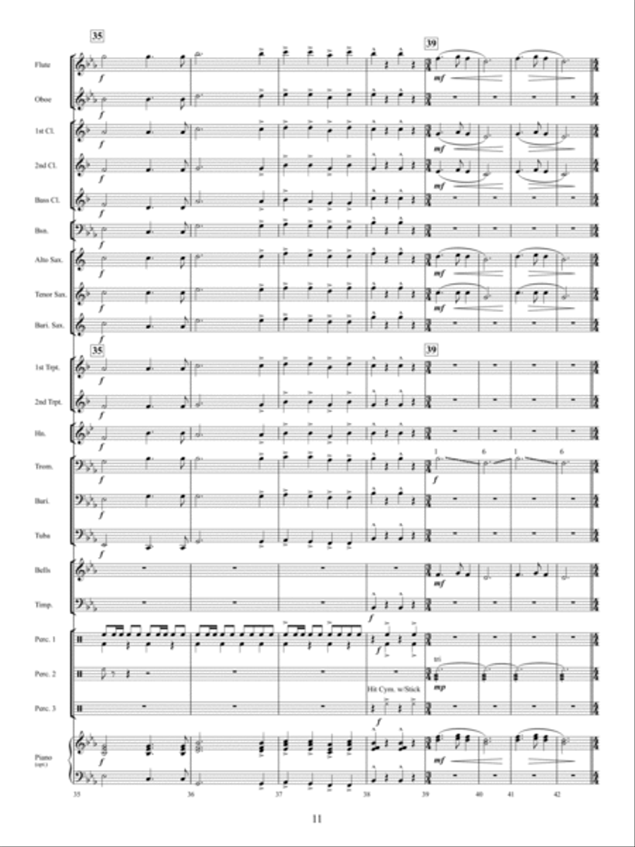 The Twelve Songs of Christmas Concert Band scores gallery preview page 10