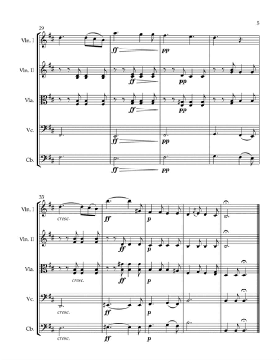 Abendgedanken Abendgedanken String Orchestra scores gallery preview page 5